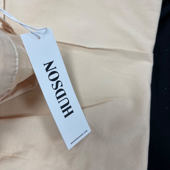 HUDSON Jeans Rosalie Bleached Sand High-Rise Wide Leg Cargo Jean - Size 33 - NWT - Picture 5 of 7